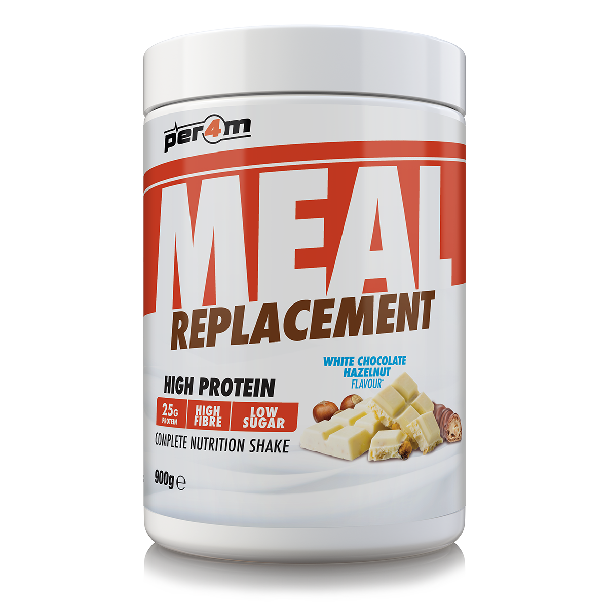 Per4m Meal Replacement 900g - White Chocolate Hazelnut