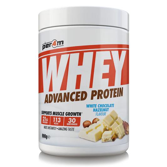 Per4m Advanced Whey Protein 900g White Chocolate Hazelnut