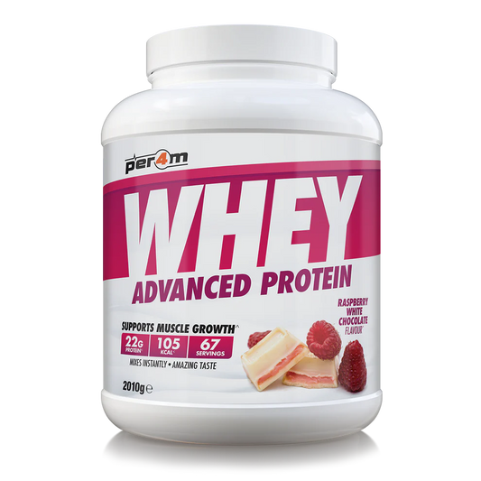 Per4m Advanced Whey Protein 2.01kg Raspberry White Chocolate