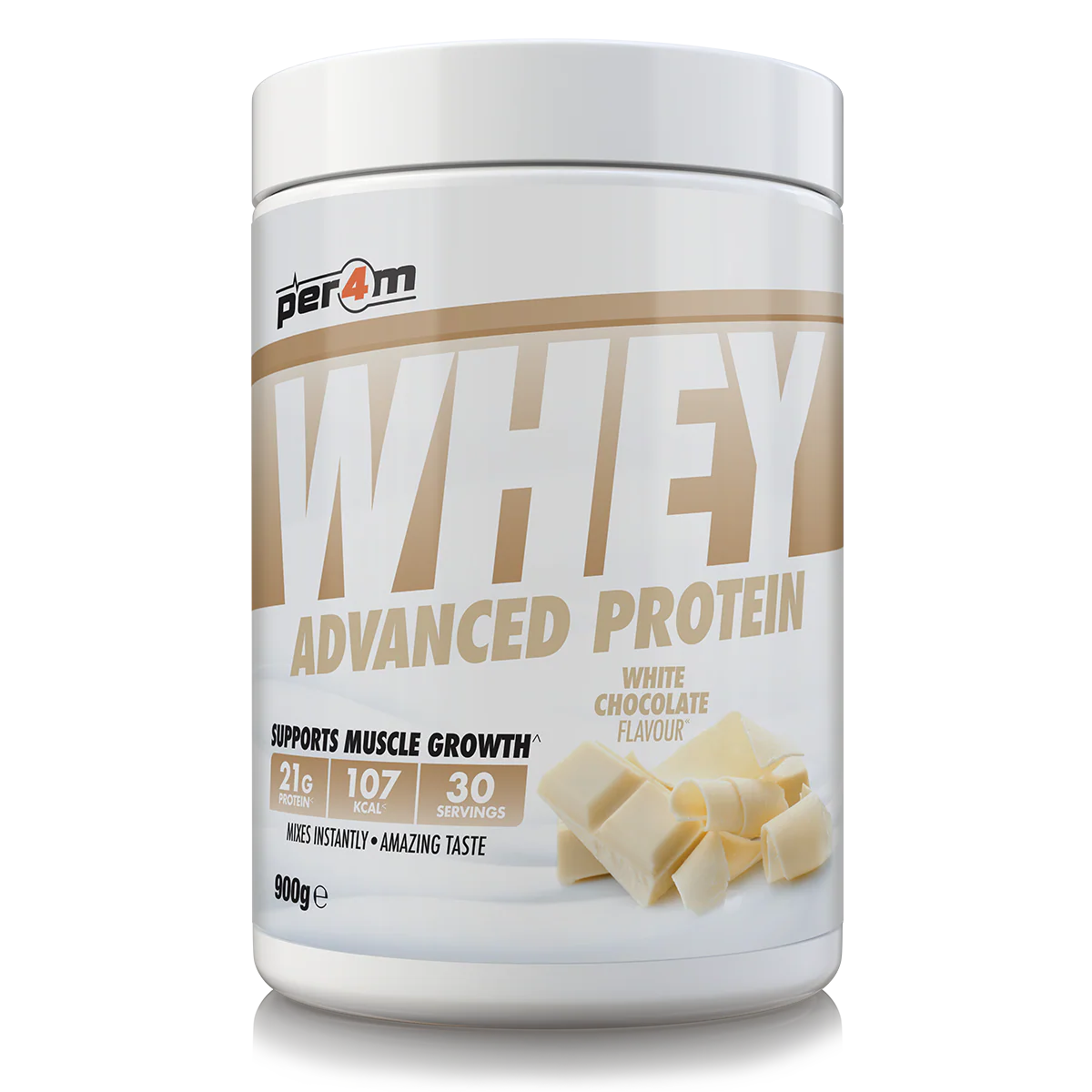 Per4m Advanced Whey Protein 900g White Chocolate