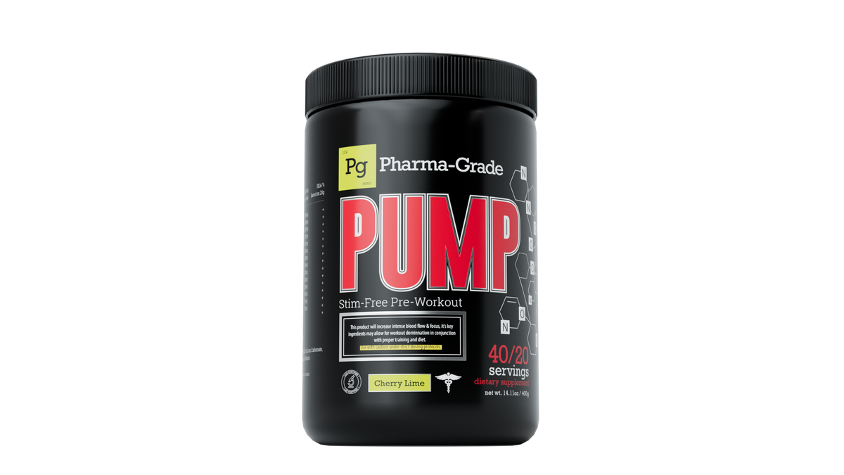 Pharma Grade PUMP Non-Stim Pre-Workout 400g