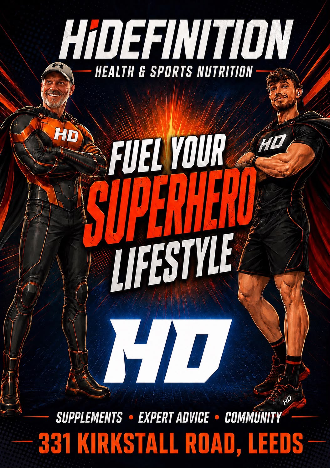 Fuel your superhero lifestyle. Supplements, expert advice, community. 331 Kirkstall Road, Leeds